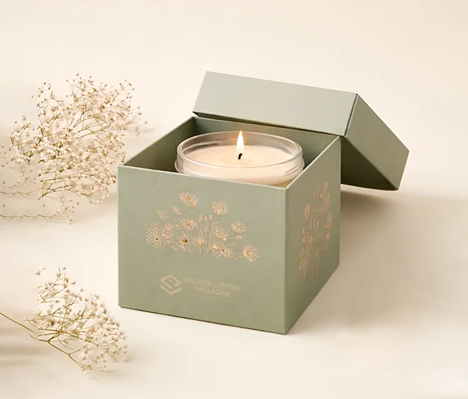 Custom Candle Box with Lid